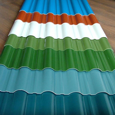 Vorgestrichene Kohlenstoffstahl-Deckung bedeckt 12 M Color Coated Corrugated