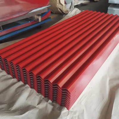Gewölbte StahlDeckung Ppgi bedeckt 600mm galvanisiertes Zink