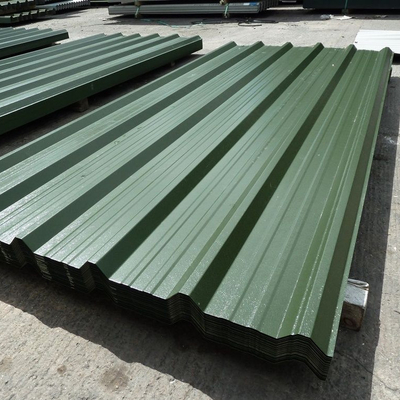 Galvanisierte LÄRM Stahl-Deckung bedeckt DX51D-Farbe runzelte Metall 12m