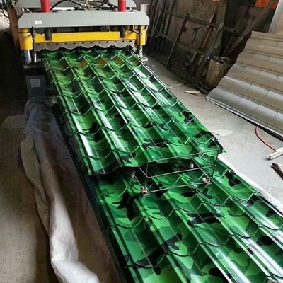 Galvanisierte LÄRM Stahl-Deckung bedeckt DX51D-Farbe runzelte Metall 12m