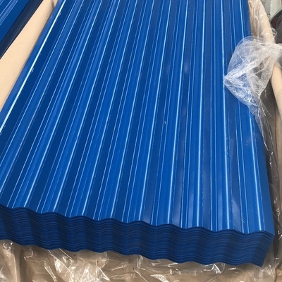 Ppgi runzelte Stahlüberdachungsbuntes 0.4mm Metall des blatt-