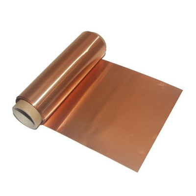 Hell verspiegelte Kupferblechspule 1000 mm – 3000 mm Breitentoleranz ± 0,02 mm