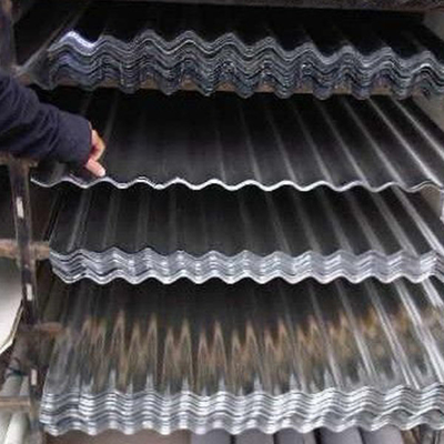 Galvanisierten die Stahldeckungs-Blätter Dx51d ASTM, heißes eingetaucht gewölbte Stahlbleche