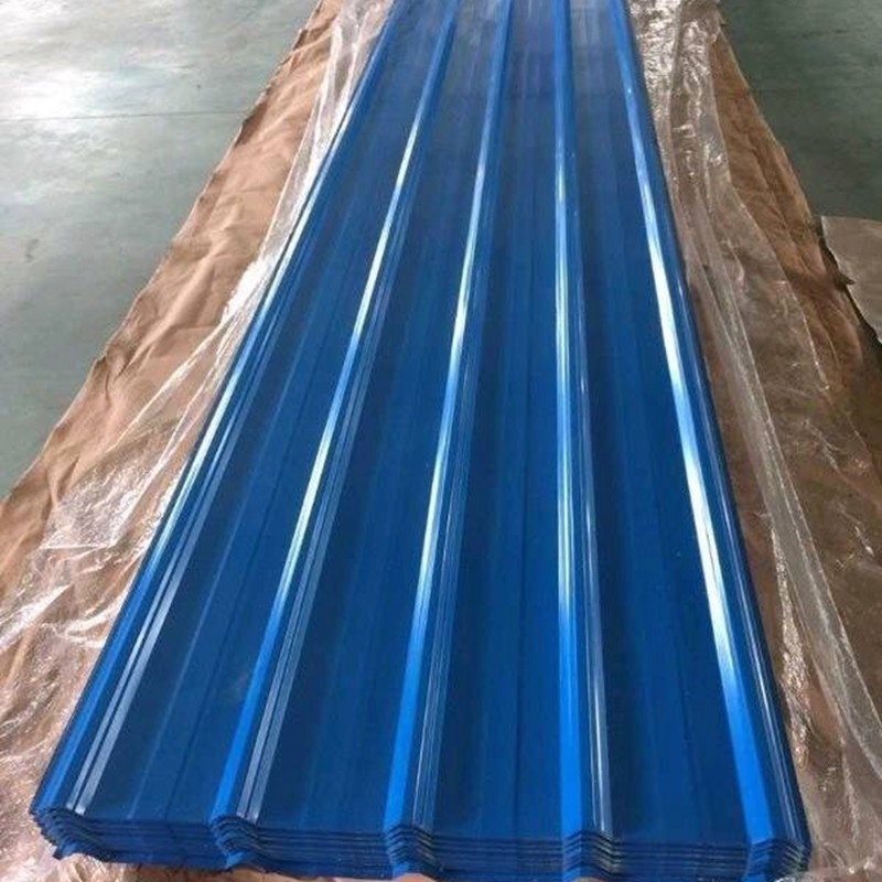 Gewölbtes Stahlblech, das 6m galvanisierte RAl-Farbe überdacht