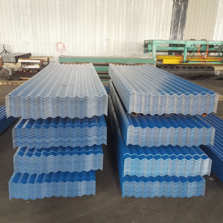 Farbe beschichtete gewölbte galvanisiertes Eisen-Deckungs-Platte des Stahlblech-1200mm